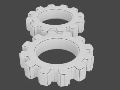 Hradsurface gears Free 3D print model