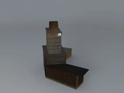 The Puckett fireplace Free 3D model