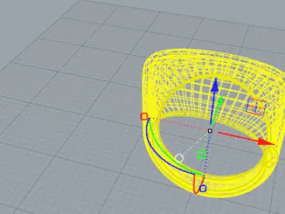Sviluppo anello con suprfice Free 3D model