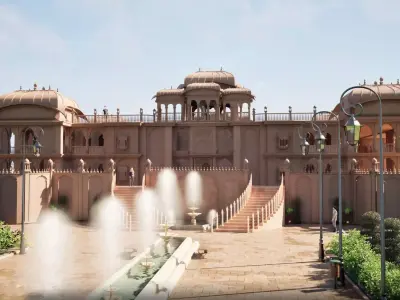 Indian architecture 3D model 3D model
