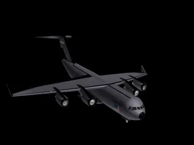 c-17 globemaster III Low-poly 3D model purchase