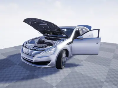 Dosch 3D - Car Details V3 - Electric 3D model