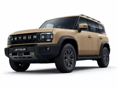 Modern Adventure Ready Off Road SUV 3D model