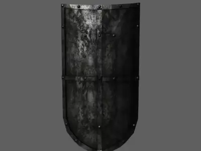 Shield metal 3D model