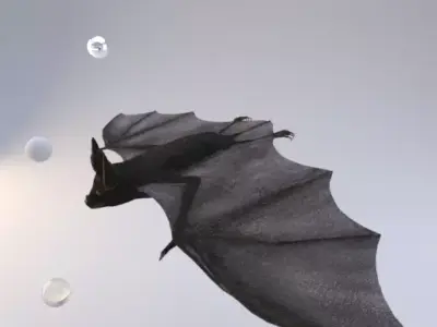 BAT Rigged 3D model