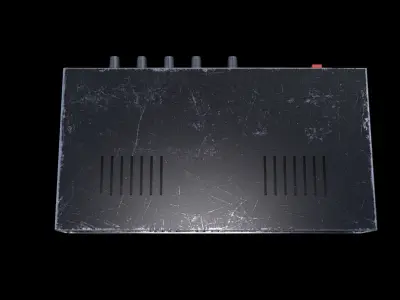 Old Mini Audio Amplifier Free 3D model