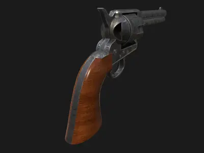 Colt Peacemaker Low-poly 3D model