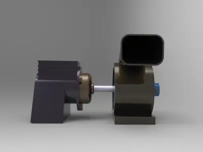 Blower Assembly Free 3D model