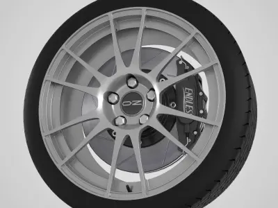 Oz Racing Ultraleggera Rim 3D model