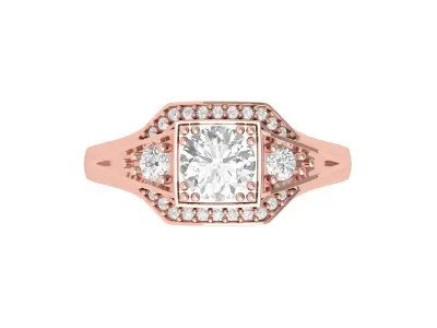 Wedding Ring  3D print model 420