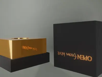 BOX packaging 3d model  3D model
