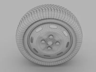 Lada Wheel 3D model
