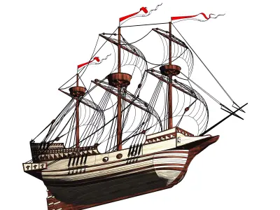 Golden Hind MODEL REVIT 2023 3D print model 3D print model