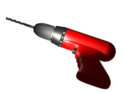 Drill ryoki cordless 3D model