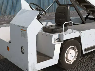 Airport Luggage Loader 3D model
