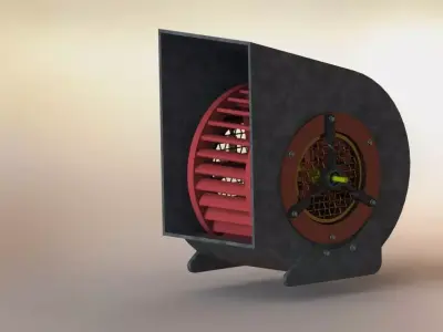 jet fan 3D model