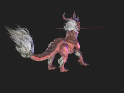 Dinosaur animation 3D model