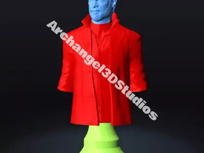 Billy Butcher Bust 3D print model
