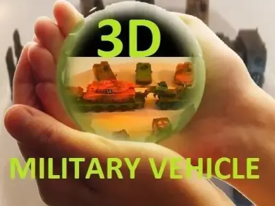 zehn  3D deutsche Panzer und Fahrzeuge  3D model