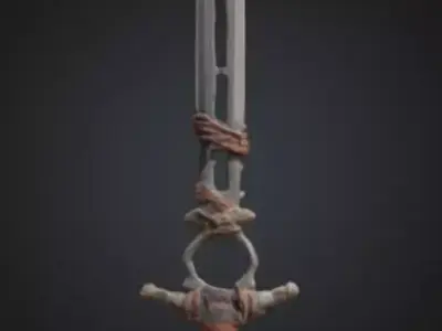 ACIENT SWORD Low-poly 3D model