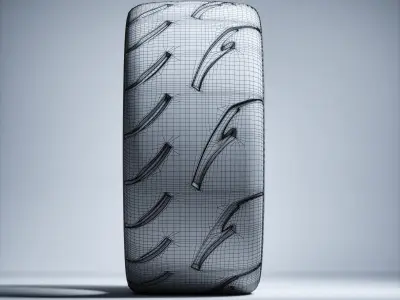 NANKANG TIRES - AR1  Low-poly 3D model