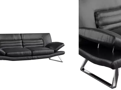 Adjustable Arm Sofa 01 Free 3D model