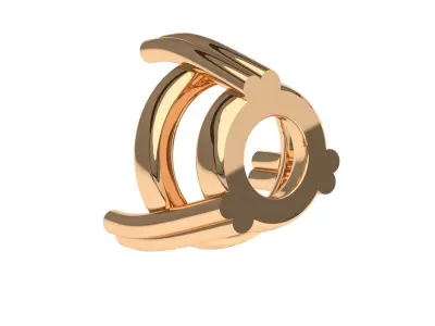 A package of solitaire ring heads engagement 3 prong printable 3D print model buy