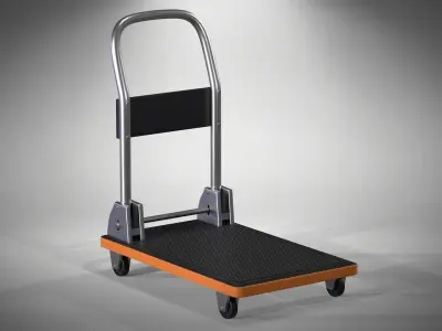 Trolley Low-poly 3D model get