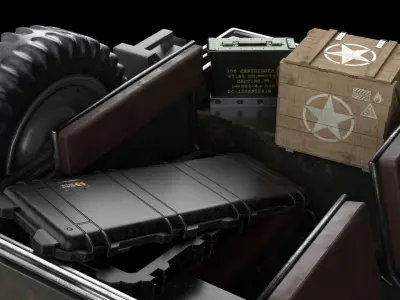 Military Jeep Free 3D model