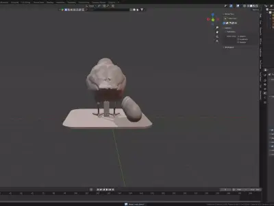 American Robin 3D print model