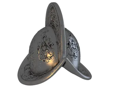 Ancient Metal Helmet  3D model