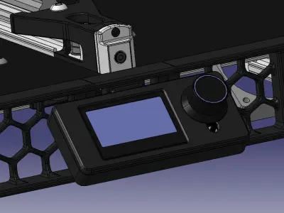 Extrusion 3D printer 3D model