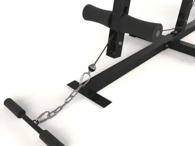 Arm Pull Gym Machine 3D model