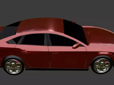 BYD han 3D model