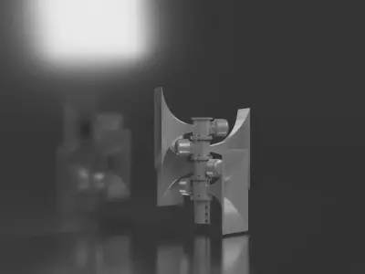 Sonnenburg Sirene Low-poly 3D model