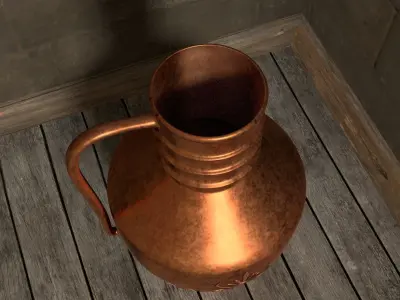 copper jug 3D model