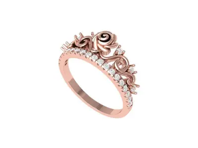 Antique Wedding Band 3D print model