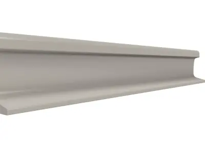 RUS 50 Railway rail 3D model