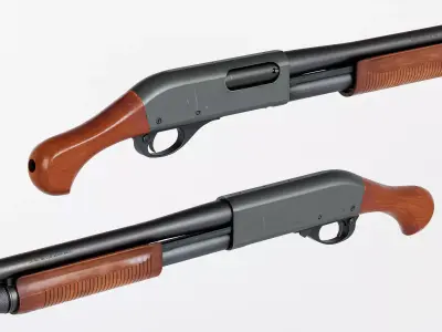 Remington 870 Police Magnum 3D model