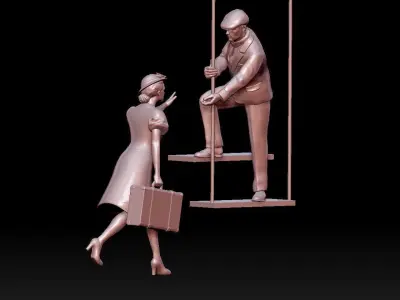 passengers 3D print model purchase