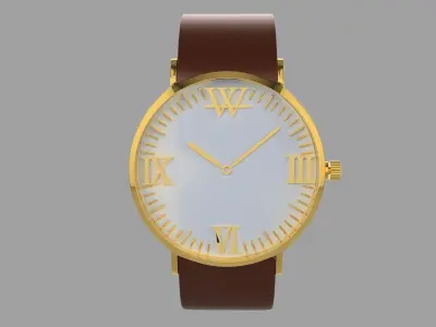  Simple Gold Watch 