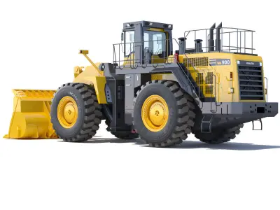 Wheel loader Komatsu  WA900 3D model