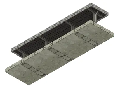 Trainstation Platform OEBB - Austria 3D print model