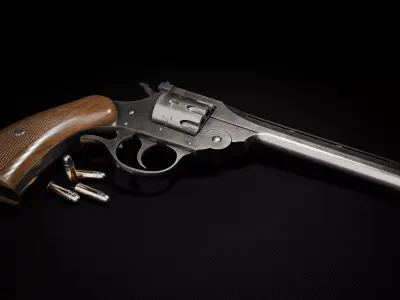 HR Model 999 Sportsman 22 LR Low-poly 3D model