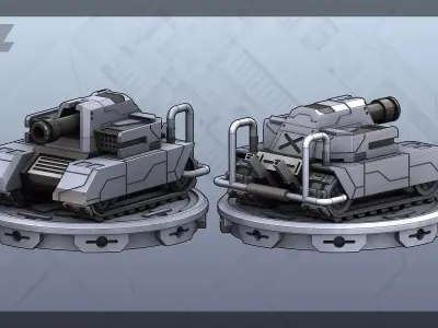 TANK ER-BOT 21 3D print model
