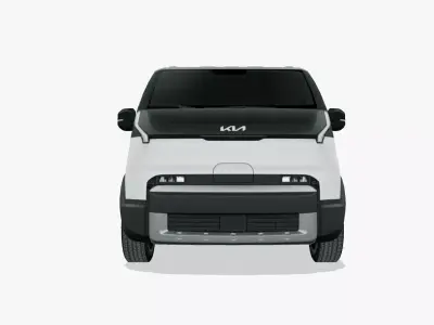 Kia PV5 Cargo 2025 Low-poly 3D model