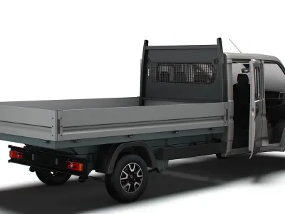Opel Movano Crew Cab Truck HQInterior 2023 3D model