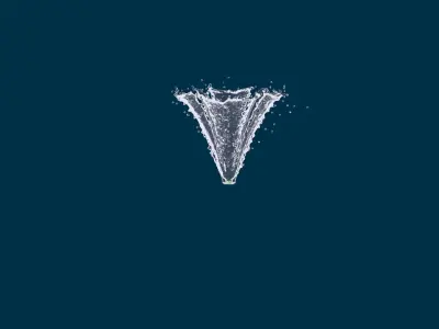 Realistic Water Fountain Animation 5 3D model