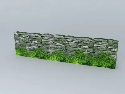 Eco Rail 3D Wall No.2 Old Steam Days Free 3D model