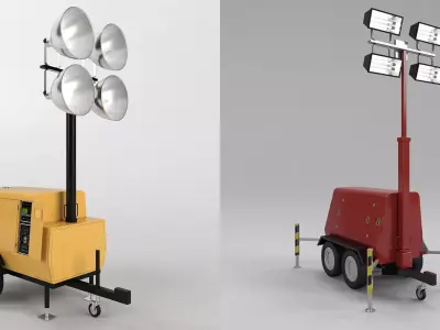 Industrial Giga Set 52 objects 3D model